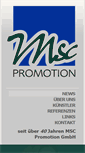 Mobile Screenshot of msc-promotion.de